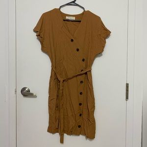 Brown short summer dress 🤎